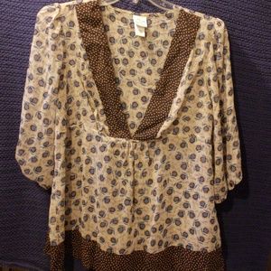 Size 18/20 Peasant style blouse